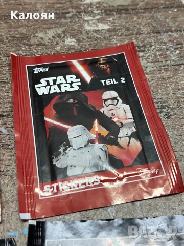Стикери на Междузвездни войни/STAR WARS, снимка 4 - Колекции - 50529754