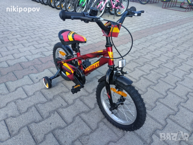 SPRINT Велосипед 14" CASPER червен, снимка 10 - Велосипеди - 53759110