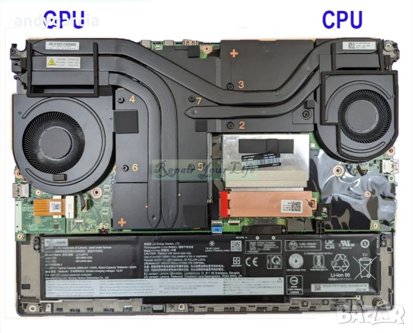 Lenovo P16 Gen 2/Intel Core i7-13700HX/NVidia RTX Ada 1000 6GB/32GB RAM/1TB SSD NVMe/16 QuadHD 165hz, снимка 8 - Лаптопи за работа - 53873810