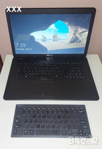 Лаптоп - ASUS X751L - 8GB RAM - Intel Core i3-4010U 1.7GHz - Windows 10 Pro - 17.3-inch Display, снимка 1 - Лаптопи за дома - 46652077