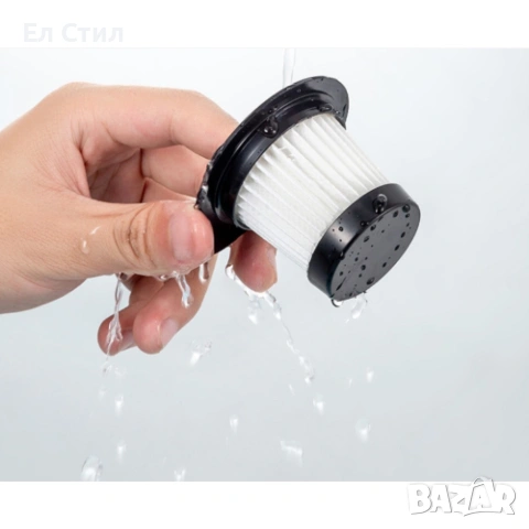 Акумулаторна домакинска ръчна прахосмукачка с 5 накрайника, снимка 7 - Прахосмукачки - 53563884