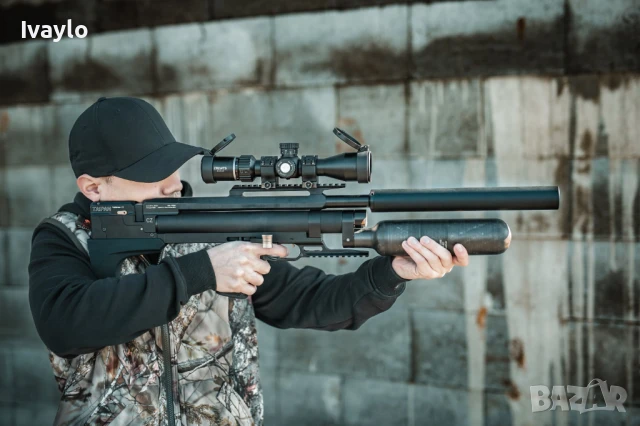 Въздушна пушка Taipan Veteran II TAC 700mm 5,5mm Laminate Forest, снимка 2 - Въздушно оръжие - 50784599