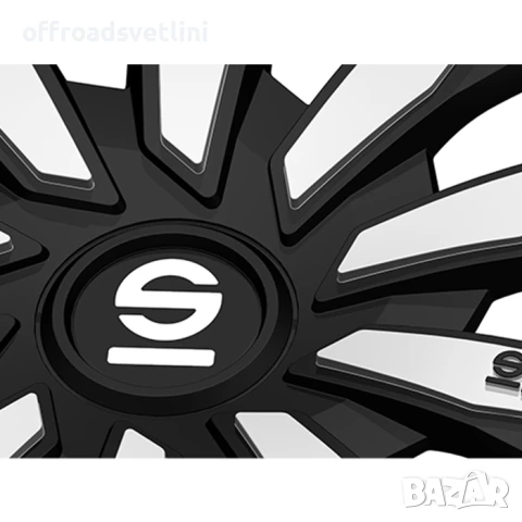 Тасове за джанти 15'' Sparco MILANO / SPC1583BKSV, снимка 3 - Аксесоари и консумативи - 50892095