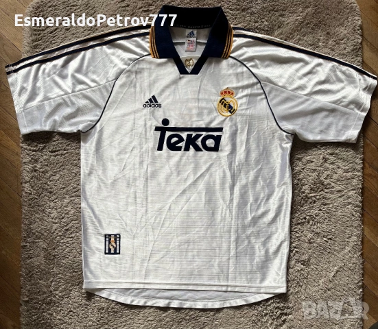 Мъжка футболна тениска Реал Мадрид 1999-2000
