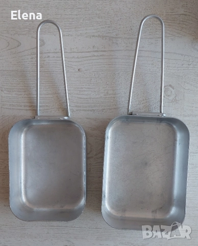 Алуминиеви съдове за къмпинг – винтидж комплект (соц епоха, 1968/73), снимка 2 - Къмпинг мебели - 51734977