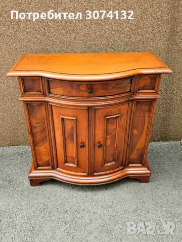 Конзолен шкаф с интарзия, снимка 4 - Шкафове - 49780881