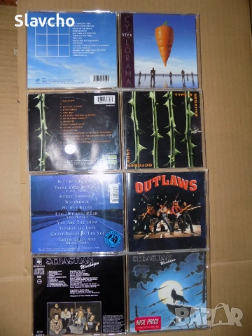 Компакт дискове на -Styx–Cyclorama/Type O Negative/Outlaws-Hittin'The Road Live!/Sebastian, снимка 8 - CD дискове - 39460115