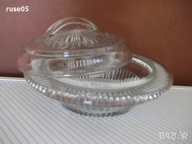 Купа стъклена с капак, снимка 2 - Други стоки за дома - 50113381