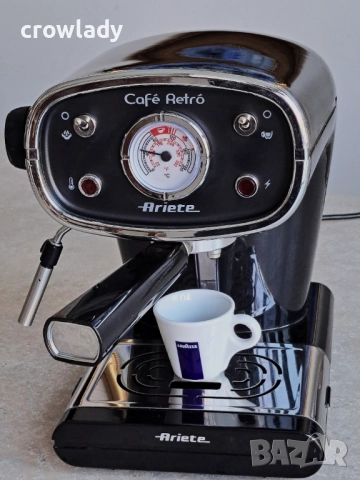 Kафемашина ARIETE CAFE RETRO еспресо машина със стиймър, снимка 2 - Кафемашини - 51667065