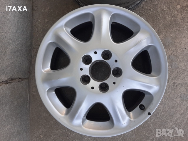 Оригинални алуминиеви джанти Мерцедес W220 Mercedes ET46 7 1/2 J 16H2 16” 5x112 A220401, снимка 4 - Гуми и джанти - 51526077