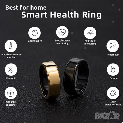  Whipin Смарт пръстен  за наблюдение на здравето, снимка 2 - Друга електроника - 50708858
