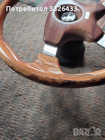 Оригинален Момо дървен волан и топка за Мерцедес , снимка 6 - Автомобили и джипове - 52376358