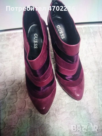Дамски боти Guess лилави 38 номер, снимка 5 - Дамски боти - 53592216