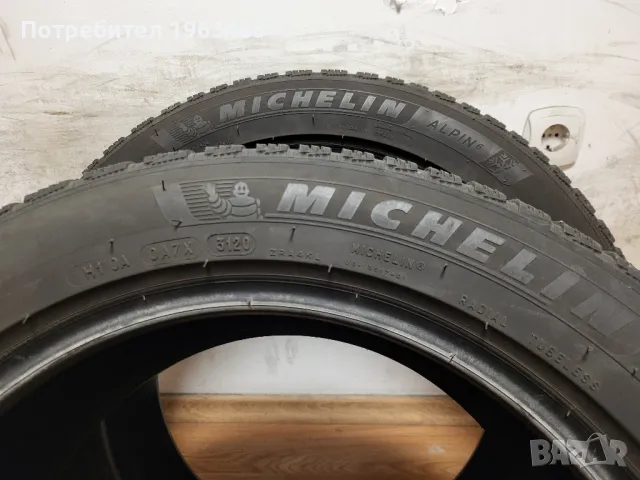 2 бр. 225/50/17 Michelin Alpin 6 / зимни гуми, снимка 9 - Гуми и джанти - 48090278