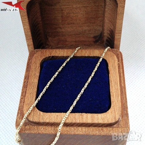 Синджир с 14К златно покритие 254582, снимка 2 - Колиета, медальони, синджири - 53292259