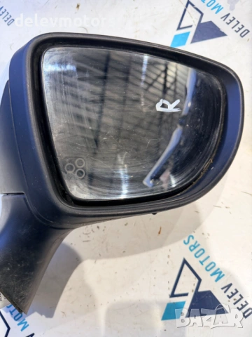 963016264R дясно огледало бяло от Renault Clio Estate 1.5 DCI, 75 ph, 5sp., 35000 km, engine K9K638, снимка 2 - Части - 53502444
