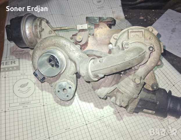 Турбина/Турбо/BITDI BORGWARNER 2.0 TDI VW Crafter, снимка 3 - Части - 52807775