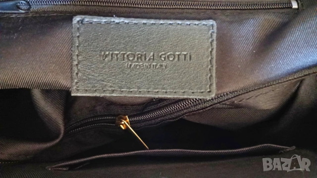 Vittoria Gotti естествена лачена кожа, снимка 4 - Чанти - 53475289