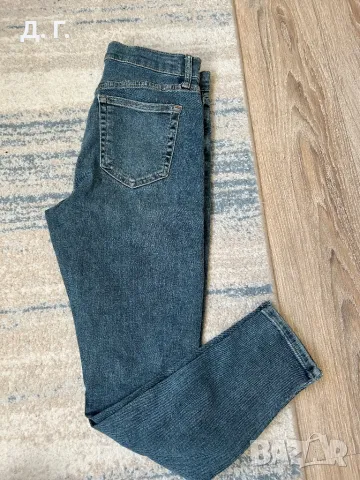 Сини дънки накъсани, снимка 2 - Дънки - 49492116