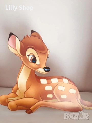 Покани, банер за рожден ден, украса Бамби / Bambie, снимка 14 - Покани - 53176946