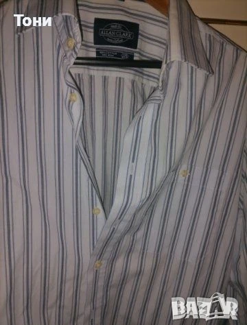 Allan Clark Оригинал Нова Мъжка Риза с Яка М , снимка 3 - Ризи - 53728918