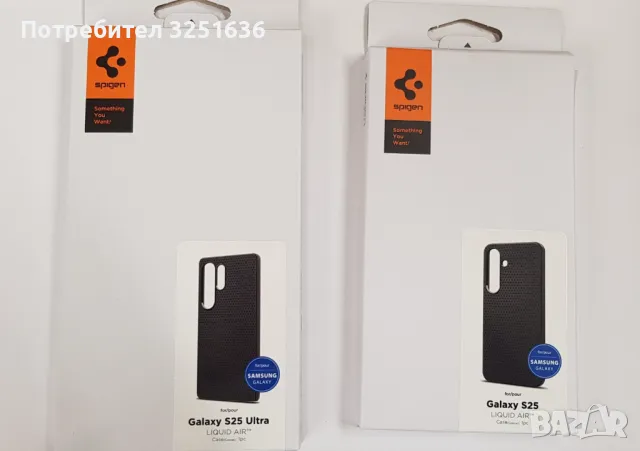 Калъф SPIGEN LIQUID AIR за SAMSUNG S25 / S25 Ultra matte black, снимка 1 - Калъфи, кейсове - 49179288