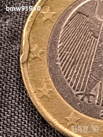 1 евро Германия, снимка 3 - Нумизматика и бонистика - 53655880
