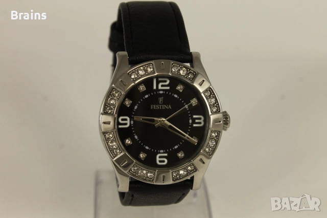 FESTINA F16537 Дамски Стоманен Часовник С Цирконии, снимка 2 - Дамски - 52164668