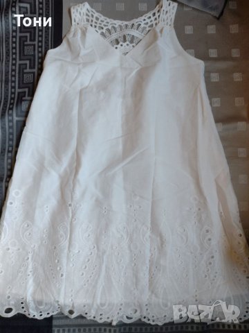 Бяла дамска рокля , снимка 9 - Рокли - 45154349
