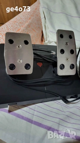 Волан с педали Genesis - Seaborg 400, черен, Switch/PC/PS3/PS4/Xbox 360/Xbox One, снимка 2 - Аксесоари - 54233043