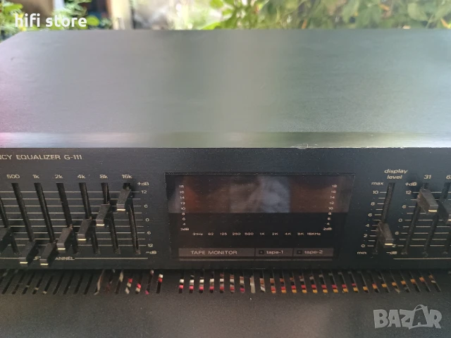 Luxman G-111 Graphic equalizer spectrum analyzer , снимка 6 - Еквалайзери - 51011549