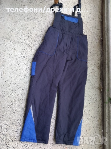 Работен зимен полугащеризон KASTOR WINTER BLUE в отлично състояние (XXL)