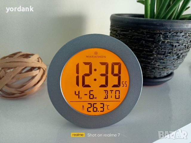 Радио часовник Marathon Atomic clock, снимка 3 - Други - 46052614