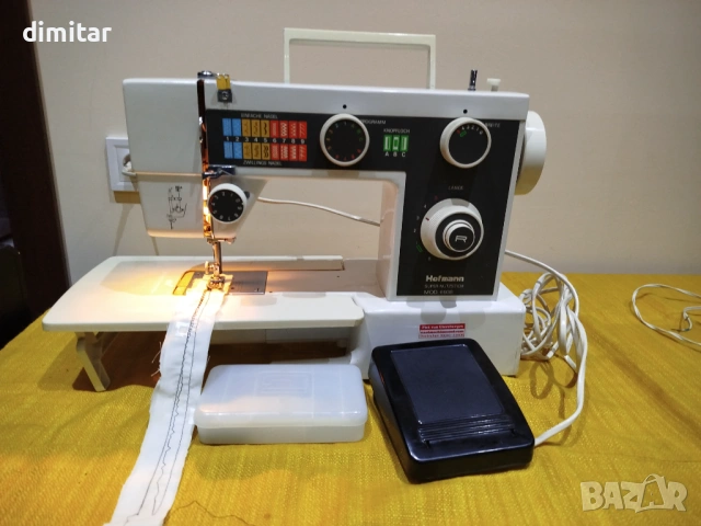 Метална шевна машина HOFMAN SUPER NUTZSTICH 6936, снимка 12 - Шевни машини - 53898967