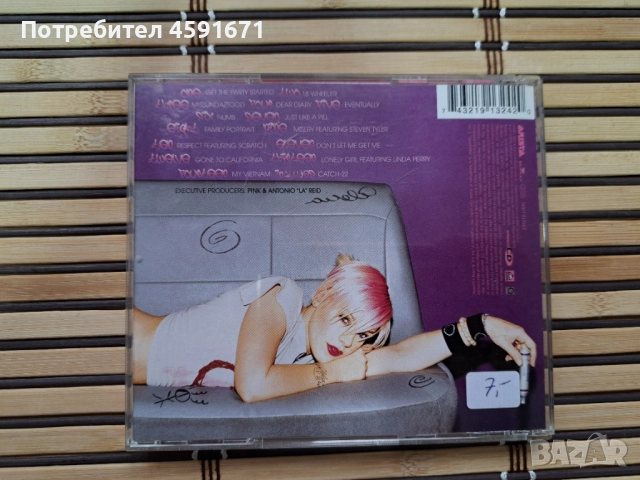 P!NK – M!ssundaztood, снимка 3 - CD дискове - 51706076
