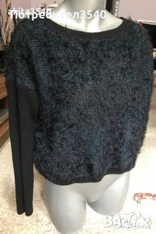 Дамска широка блуза с дълъг ръкав, снимка 4 - Блузи с дълъг ръкав и пуловери - 36826153