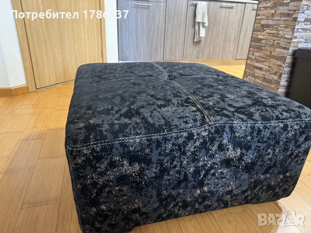 Мека мебел табуретки 85х75см 2бр. , снимка 3 - Дивани и мека мебел - 53580965