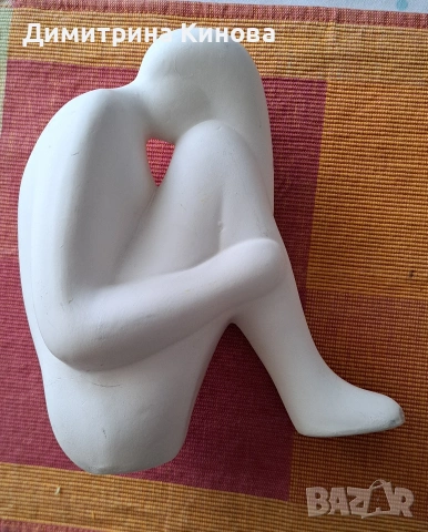 Gilde - статуетка жена 22 см бяла, снимка 4 - Статуетки - 53339668