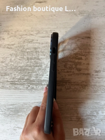 Кейс / калъф за айфон 13 про макс черна силиконова гума с тюркоазени мандали 💙, снимка 4 - Калъфи, кейсове - 52088796