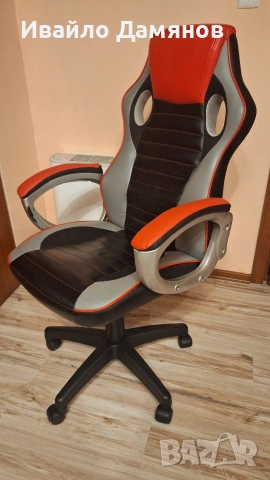 #Геймърски стол #Гейминг стол #Кожен стол #Компютърен стол #Офис стол, снимка 18 - Столове - 54231672