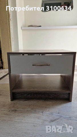 Спалня 164/200 с еднолицев матрак и нощни шкафчета, снимка 4 - Спални и легла - 53841659