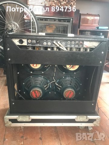 Лампов китарен усилвател Fernder Super Reverb произведен през1965г., снимка 4 - Китари - 45584429