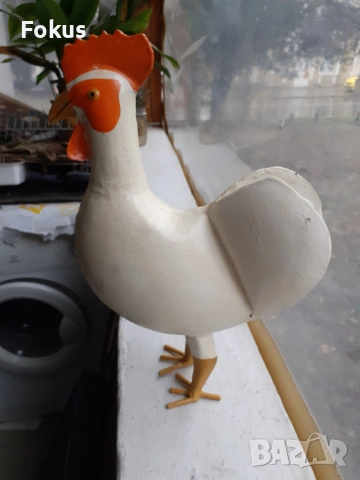 Страхотен метален петел - фигура - статуетка