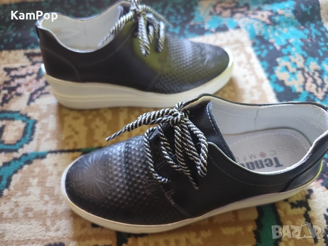 Кожени обувки Tendenz 36номер, снимка 5 - Дамски ежедневни обувки - 53747104