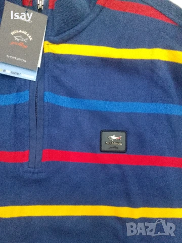 Мъжка блуза Паул Шарк 5ХЛ последен размер , снимка 4 - Пуловери - 53168750