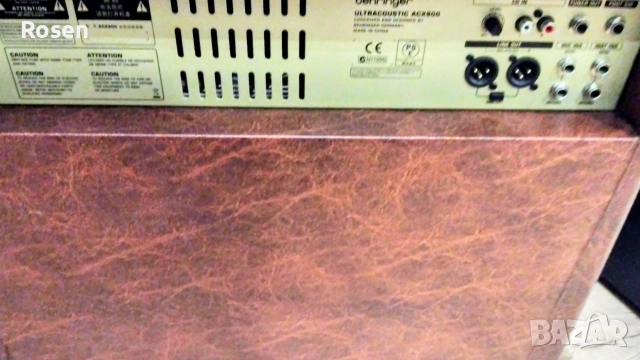 Продавам: Ел.акустично кубе Беринджър ACX 90w Класика в жанра,много пазено!..Цената е в лева!🔥.., снимка 7 - Китари - 52674518