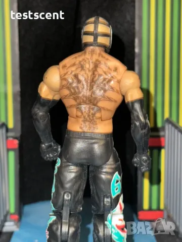 Екшън фигура WWE Rey Mysterio Mattel Elite Black/Green играчка Рей Мистерио, снимка 3 - Колекции - 48448010