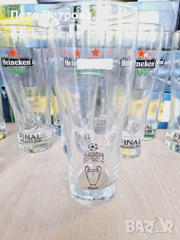 💠11 чаши за бира Heiniken
💠Шампионска лига UEFA
💠Final MILANO 2016 г., снимка 2 - Чаши - 45583668