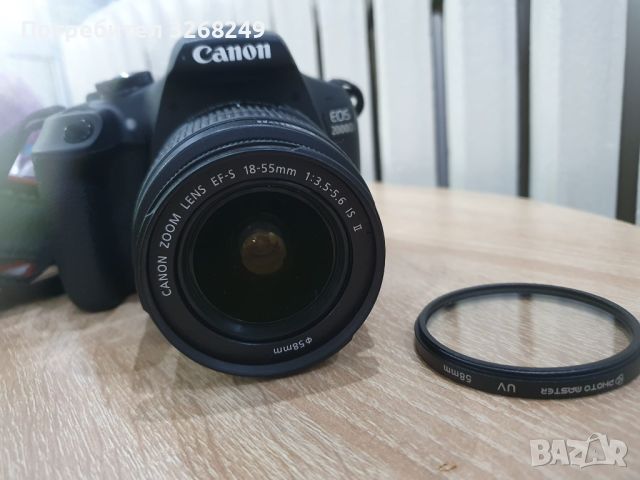 Canon EOS 2000D, снимка 3 - Фотоапарати - 45081229