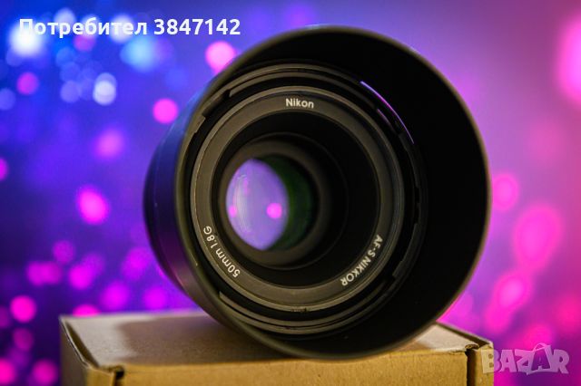 Обектив Nikon AF-S Nikkor 50mm f/1.8G, снимка 5 - Обективи и филтри - 45947167